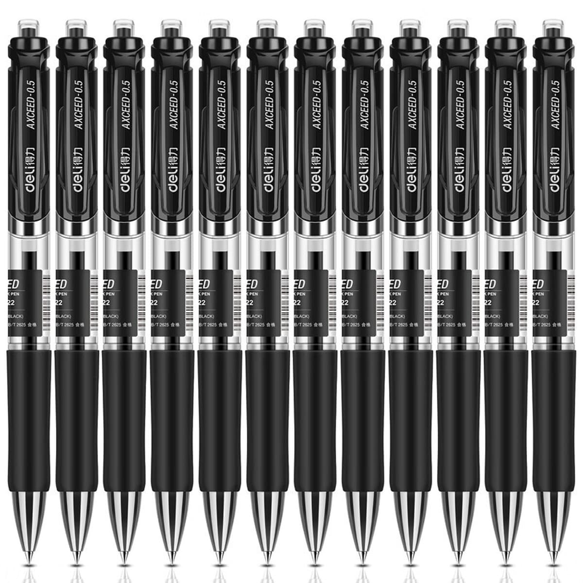 Deli S01 ручка для студентов ins простой черный 0,5 черная ручка красная ручка синяя шариковая ручка подпись ручка