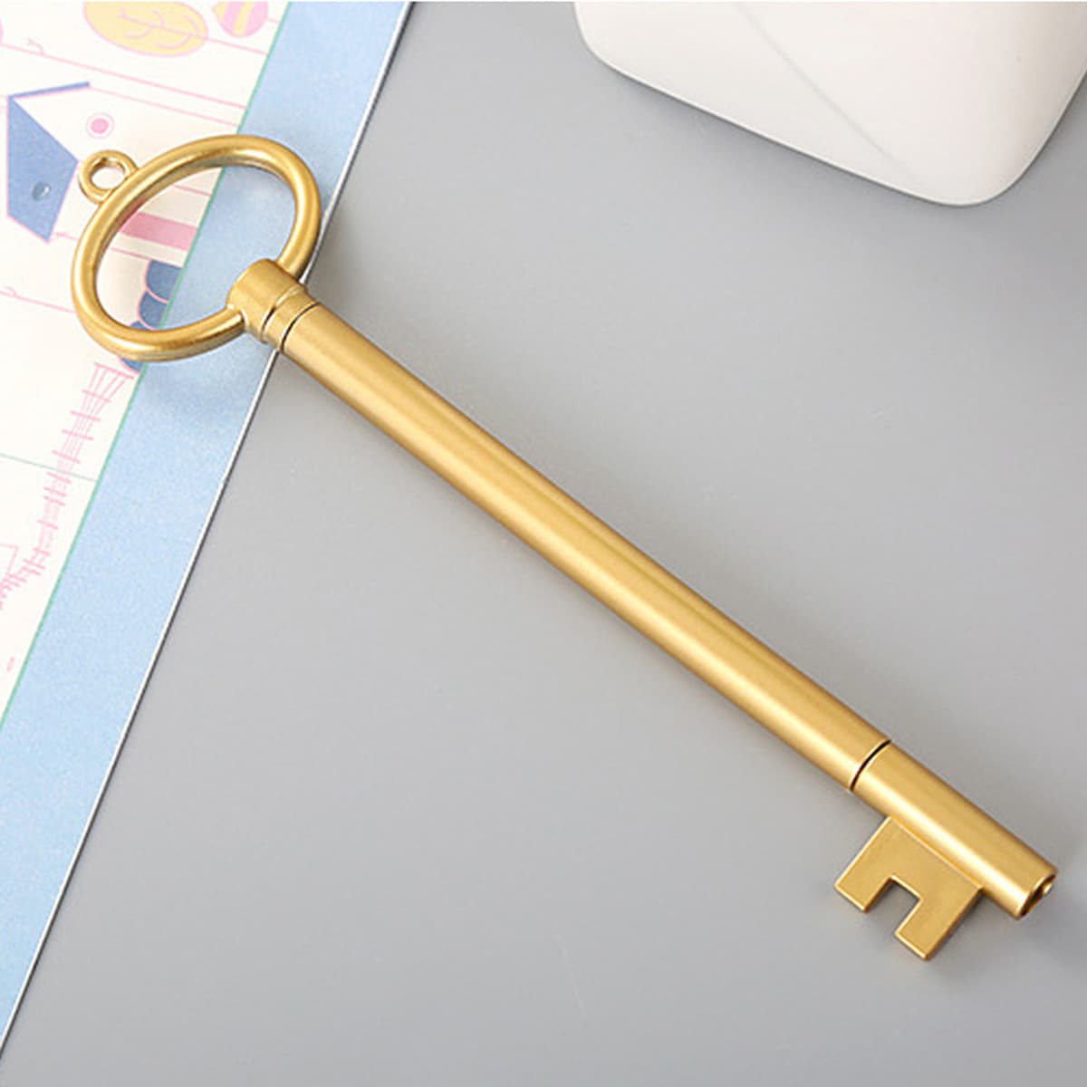 Креативный ключ стиль гелевая ручка Креативные канцелярские принадлежности черная Водяная ручка подпись ручка милые...